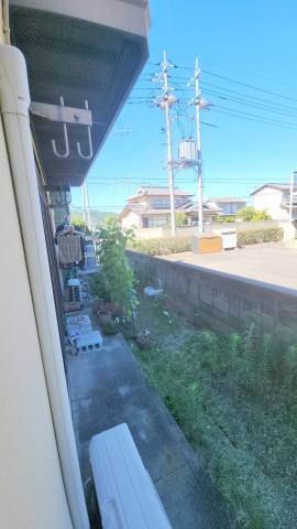 バルコニー　広々使えるバルコニー