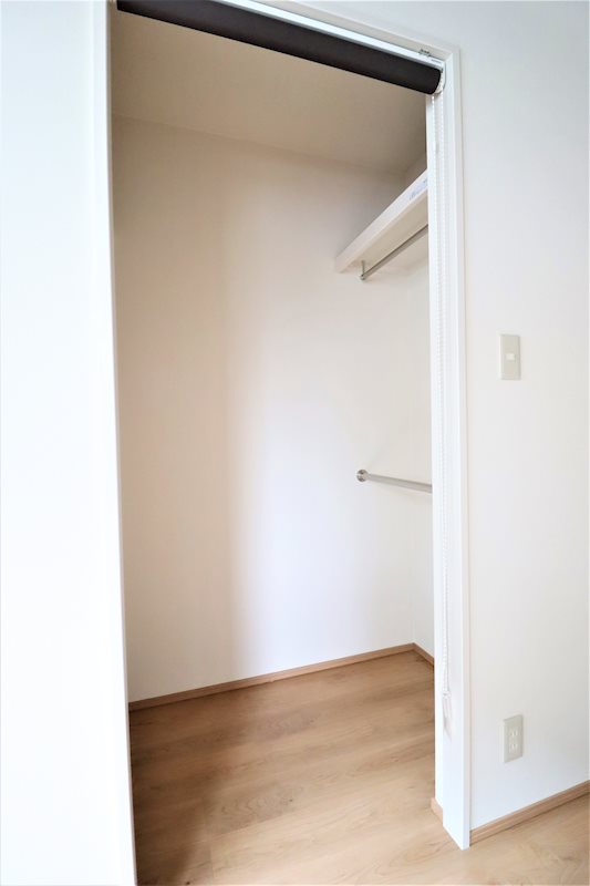 収納　コンパクトな間取に充分な収納スペース