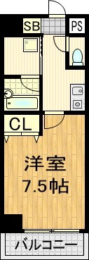 ウィズ高辻通の間取り写真