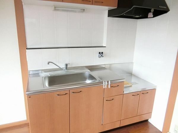 キッチン　ガスコンロ設置可！