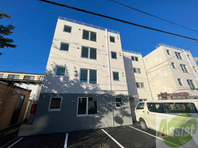 建物外観　札幌市西区発寒５条「ＬｉｖｅａｓｅＨａｓｓａｍｕ」