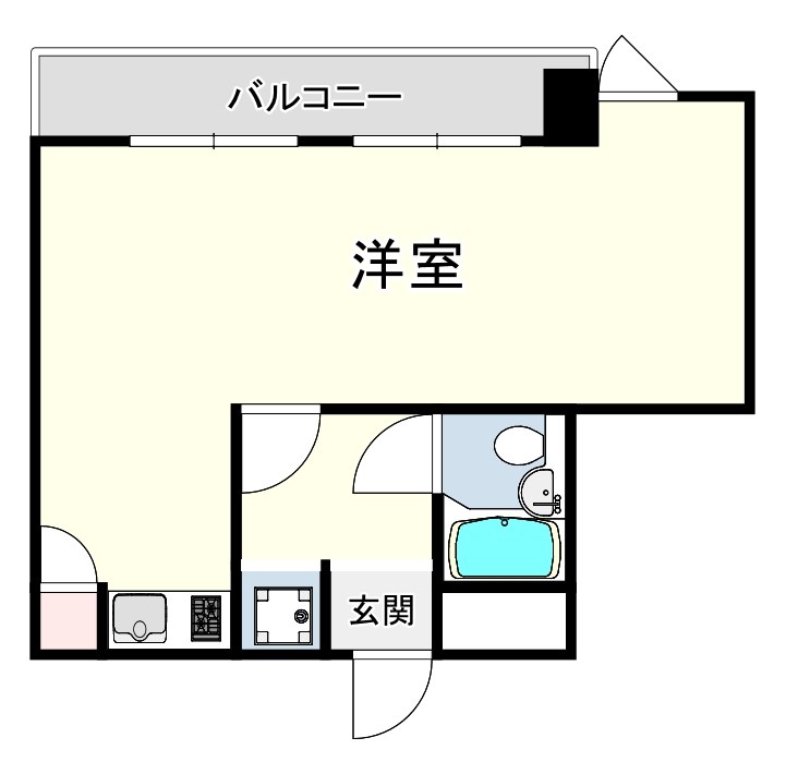 ダイアパレス神戸水木通の間取り写真