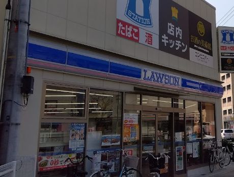 コンビニ　ローソン 西田辺駅前店（コンビニ）まで212m