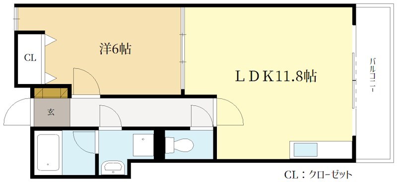 川端マンションの間取り写真
