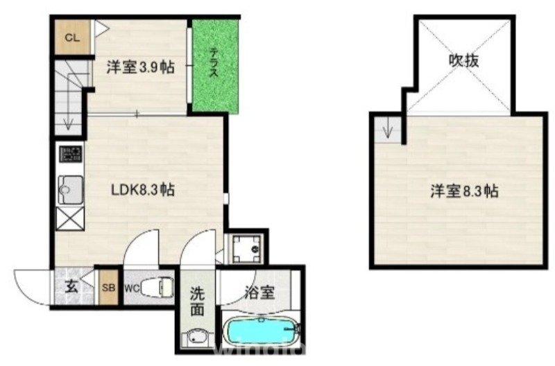 DreamStage大橋Cielの間取り写真