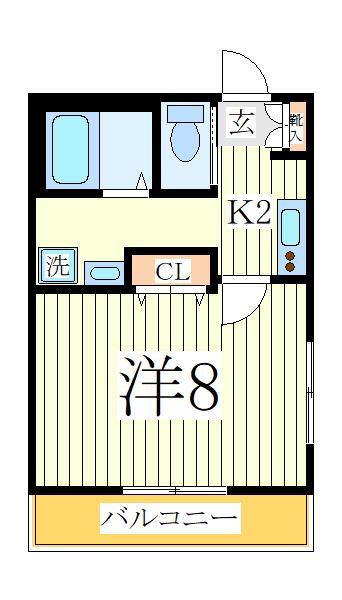 キャメル南流山9Bの間取り写真