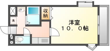 ＪＲ山陽本線 北長瀬駅 徒歩15分 4階建 築22年の間取り写真