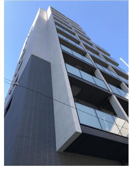 建物外観　デザイナーズマンション。