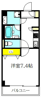 ラムール玉造の間取り写真