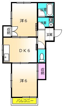 リンカン2IN1の間取り写真