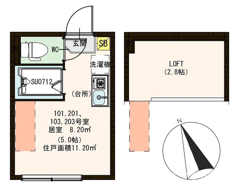 ハーモニーテラス町屋IIIの間取り写真