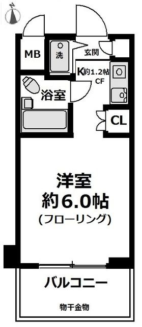 パーク・ノヴァ綱島の間取り写真