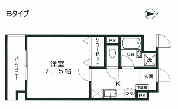 パサディナパークの間取り