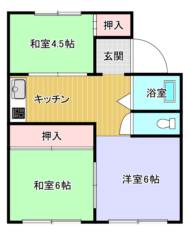 スカイコートの間取り