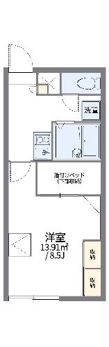 レオパレスフロンティアIIの間取り