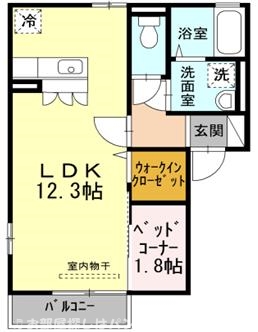 リヴェールメゾンの間取り写真