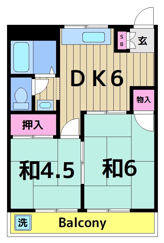 コーポ泉_間取り_0