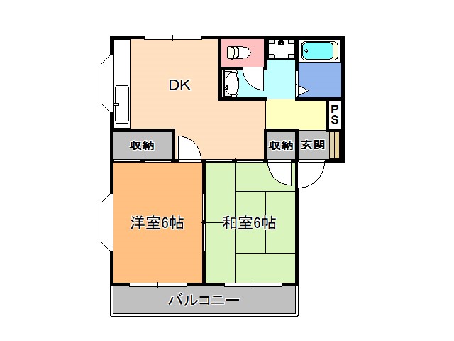 シャルマン増渕III号棟の間取り