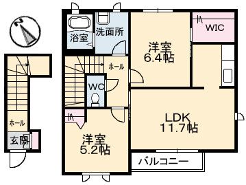 ディアスプリエの間取り