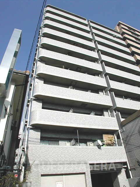 大阪市都島区都島北通のマンションの建物外観