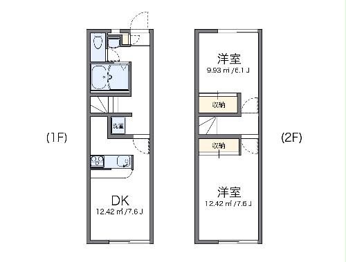 レオパレスＫＡＮＡＤＡの間取り