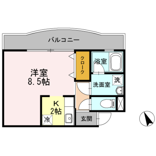 ルネッサ三和町の間取り