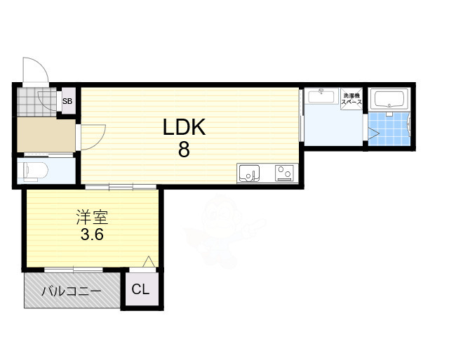 H-maison塚本2の間取り