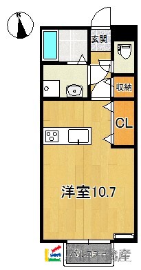 セジュール柳川IIの間取り