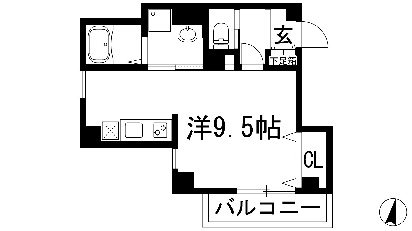 ベルグラン池田の間取り