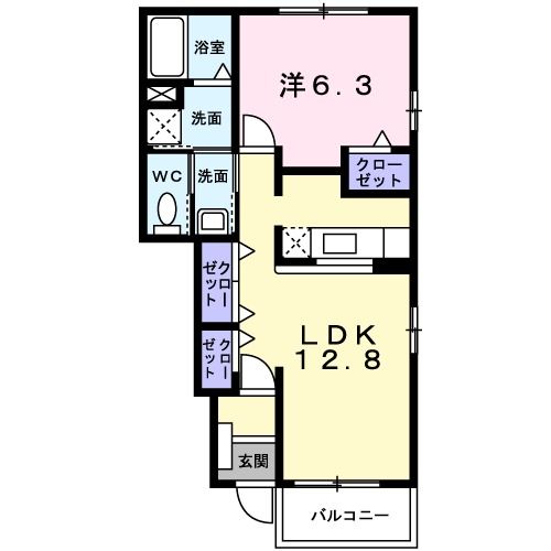 エクセレントヒルズ　Iの間取り