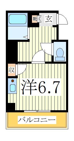 ヴランドール柏中央の間取り