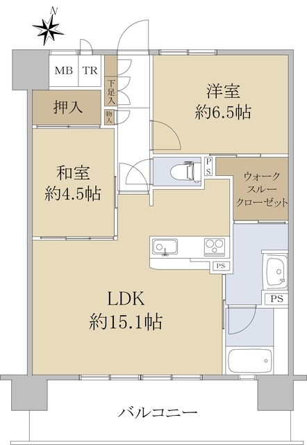 クレアホームズ一番町プレステージの間取り