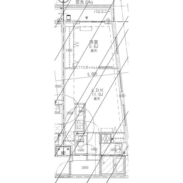 パルムクレスト武蔵小山　ノース棟の間取り