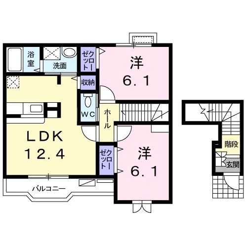 フランドゥーボナールの間取り