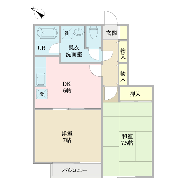 ヨエムｖの間取り