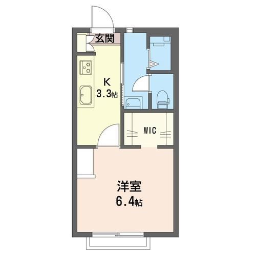 古河市本町のアパートの間取り