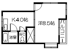 ハイツ順の間取り