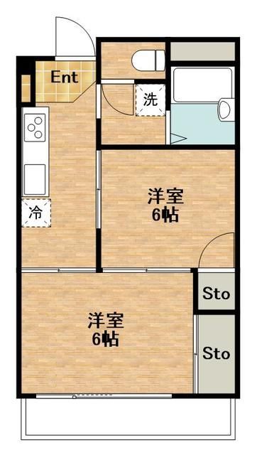 世田谷区上野毛のマンションの間取り