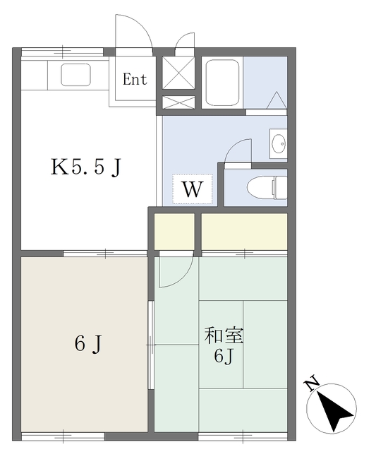 浅野コーポの間取り