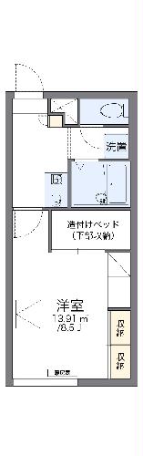 レオパレス６丁目ホープ　Iの間取り