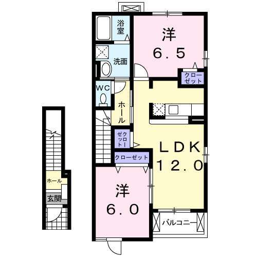 グリーンヒルスクエアの間取り