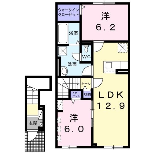 Ｆｏｒｅｓｔ　Ｍ．Ｔの間取り