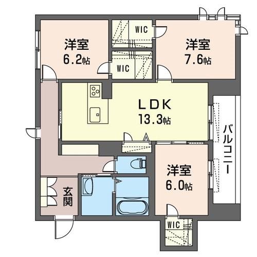 アルフラットマルモの間取り