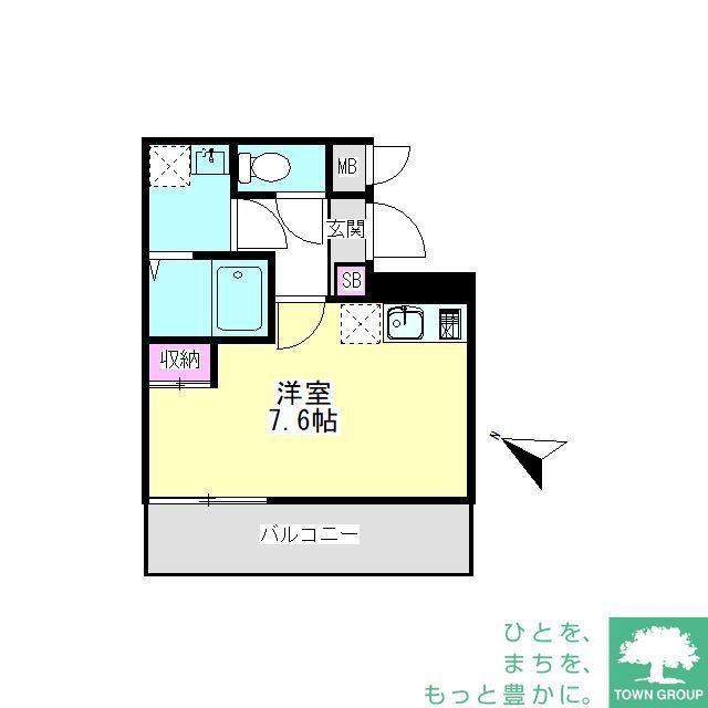 品川区戸越のマンションの間取り