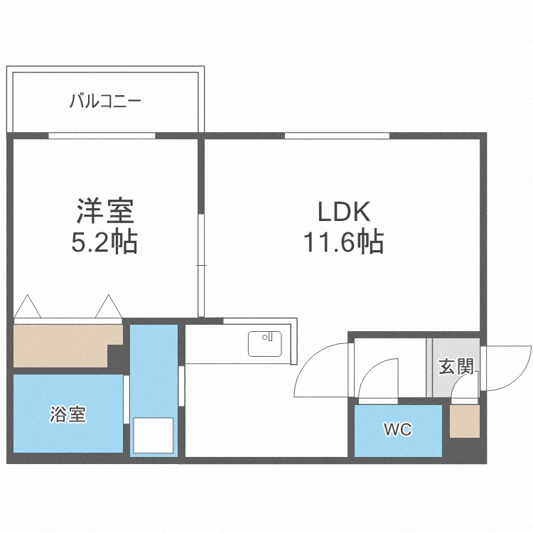 リベルタ澄川の間取り