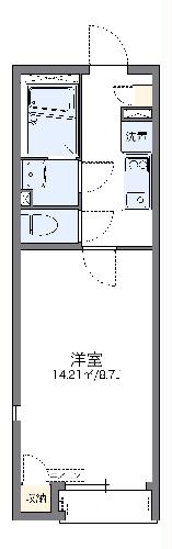 レオネクストもえぎヒルズウーノの間取り