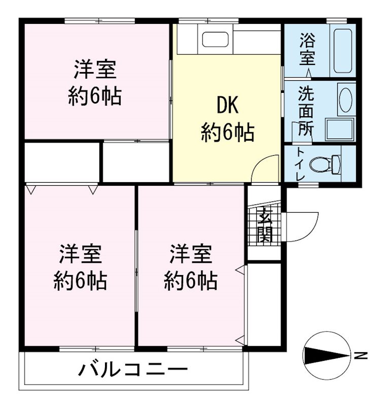 メゾン来光の間取り