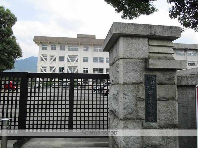 小学校　中萩城学校（小学校）まで1800m
