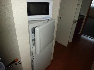 その他　冷蔵庫と電子レンジ。