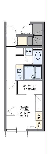 レオパレスソーレ　ぺルソーナの間取り